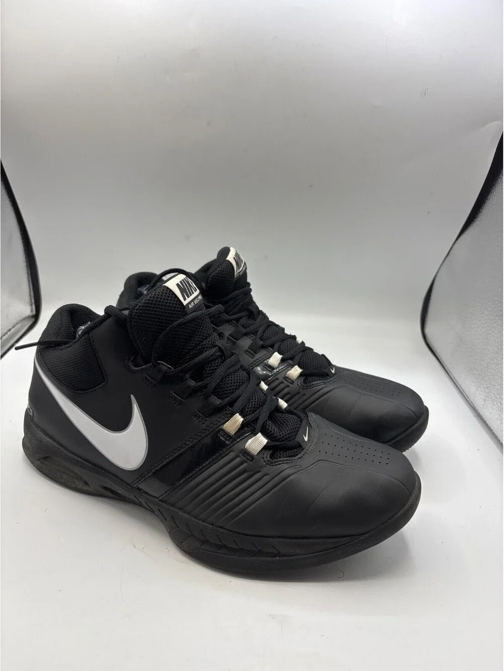 Nike Air Visi Pro 5 Basketball Shoe Men's Size 12 Black Athletic 653656-001